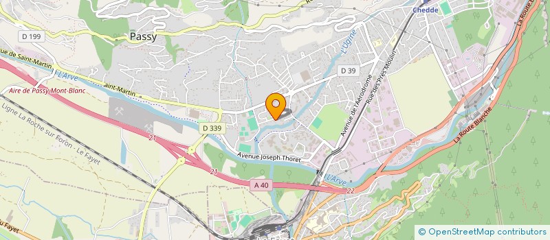 localisation de l'entreprise MADAME NICOLE MOLLIER  PASSY