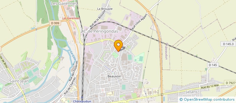 localisation de l'entreprise MADAME NICOLE MONNEREAU à CHATEAUDUN