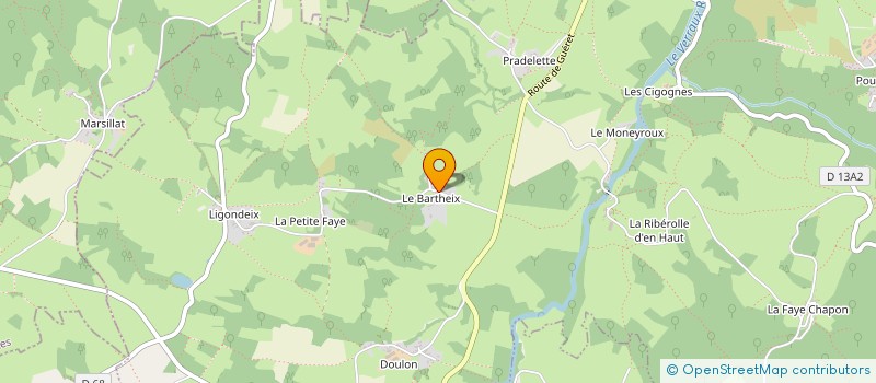 localisation de l'entreprise MADAME NICOLE MONSALLIER à CLUGNAT