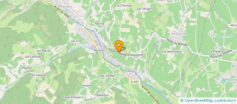 localisation de l'entreprise MADAME NICOLE MONTANGERON  LANTIGNIE