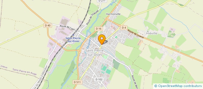 localisation de l'entreprise MADAME NICOLE MONTIER  SAINT-PIERRE-EN-AUGE