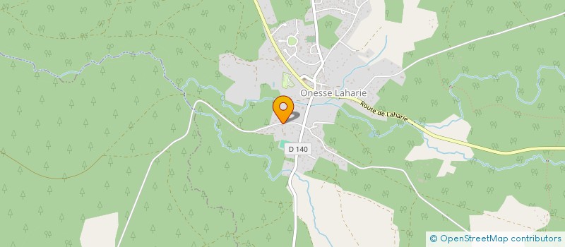 localisation de l'entreprise MADAME NICOLE MORA  ONESSE-LAHARIE