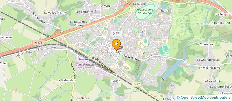 localisation de l'entreprise MADAME NICOLE MOREAU  SAVENAY