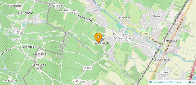 localisation de l'entreprise MADAME NICOLE MORILLON à CHAPELLE-DE-GUINCHAY (LA)