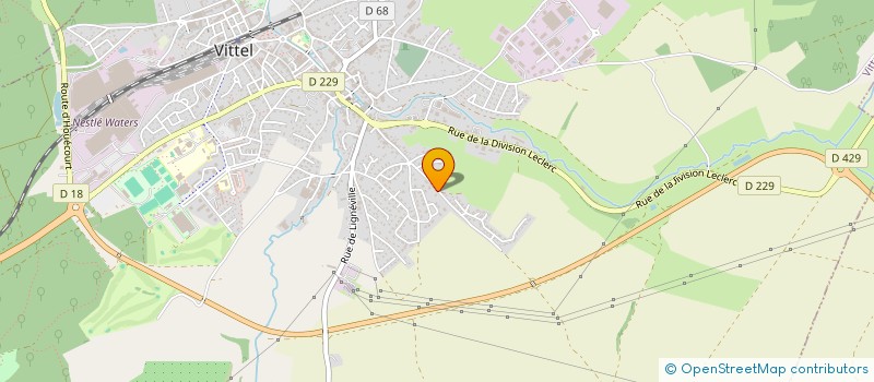 localisation de l'entreprise MADAME NICOLE MORY  VITTEL