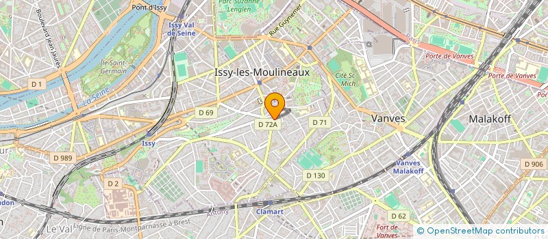 localisation de l'entreprise MADAME NICOLE MOURADIAN à ISSY LES MOULINEAUX