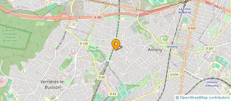 localisation de l'entreprise MADAME NICOLE MOURIER  ANTONY