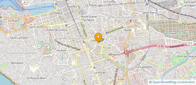 localisation de l'entreprise MADAME NICOLE MOUTAFFIAN  MARSEILLE