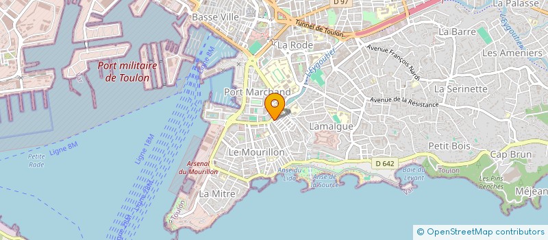 localisation de l'entreprise MADAME NICOLE MOYSAN à TOULON