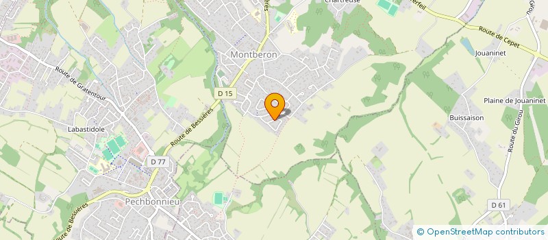 localisation de l'entreprise MADAME NICOLE MUNDWILLER  MONTBERON