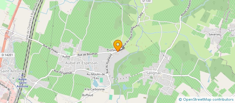 localisation de l'entreprise MADAME NICOLE NADAUD  VAL DE VIRVEE