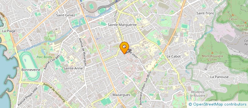 localisation de l'entreprise MADAME NICOLE NALINO BAILLE à MARSEILLE