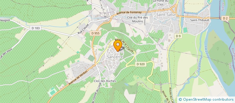 localisation de l'entreprise MADAME NICOLE NEE  SANCERRE