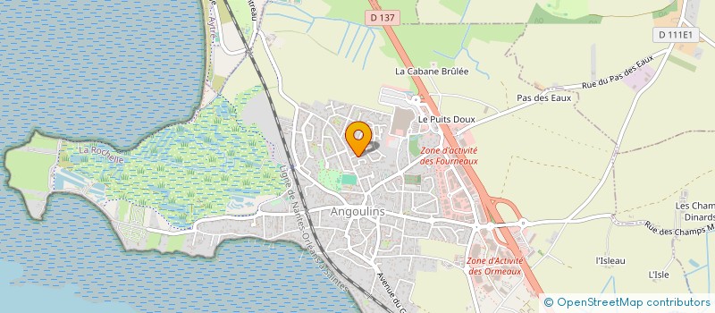 localisation de l'entreprise MADAME NICOLE NERINI à ANGOULINS