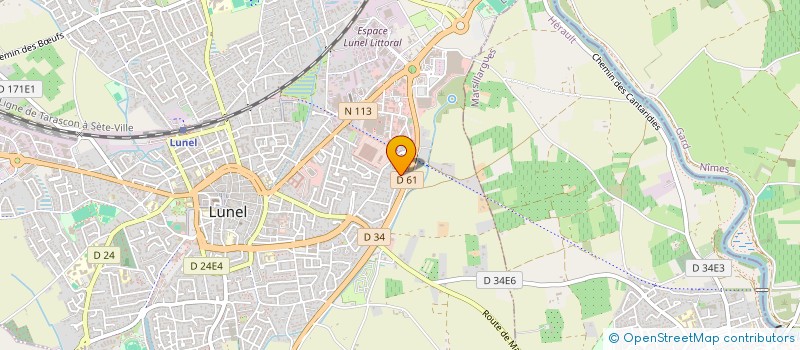 localisation de l'entreprise MADAME NICOLE NIETO à LUNEL