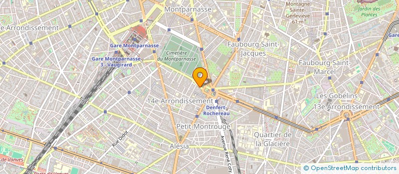 localisation de l'entreprise MADAME NICOLE NOGRETTE  PARIS