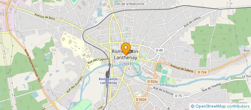 localisation de l'entreprise MADAME NICOLE NORMANT à ROMORANTIN-LANTHENAY