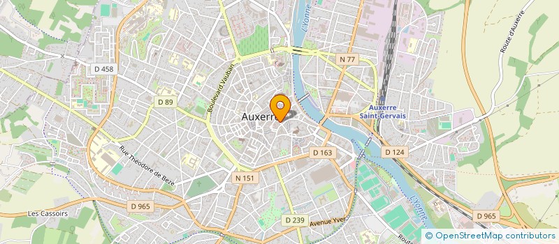 localisation de l'entreprise MADAME NICOLE NOUAILLE à AUXERRE