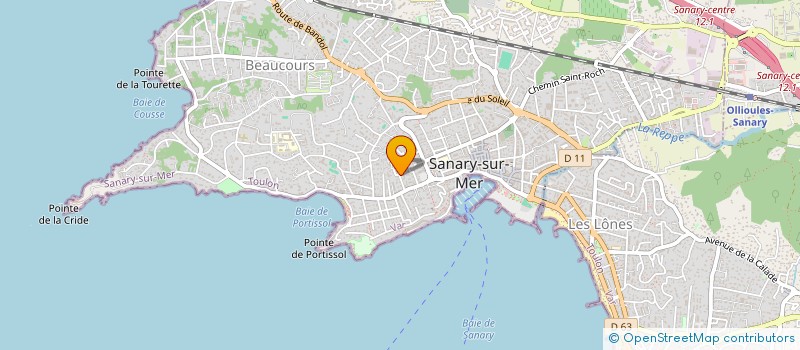 localisation de l'entreprise MADAME NICOLE NUGUET à SANARY-SUR-MER