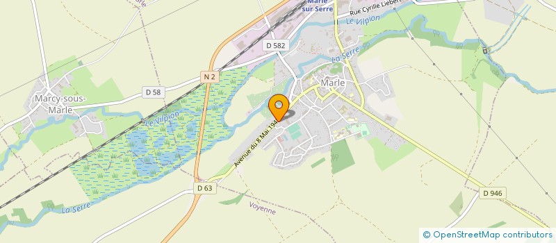 localisation de l'entreprise MADAME NICOLE OLEKSINSKI  MARLE