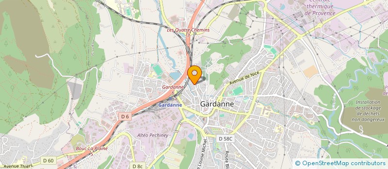 localisation de l'entreprise MADAME NICOLE OLIVIER à GARDANNE