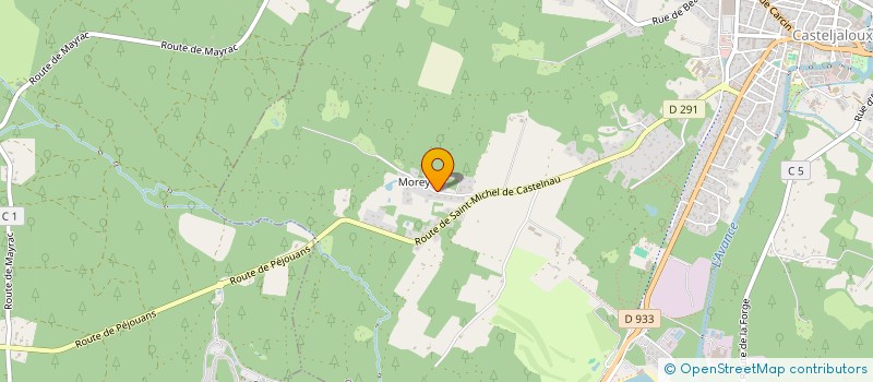 localisation de l'entreprise MADAME NICOLE ONDET  CASTELJALOUX