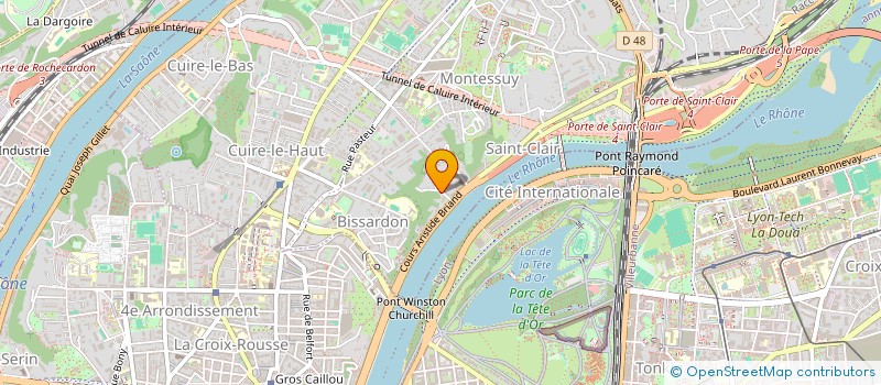 localisation de l'entreprise MADAME NICOLE OUINSOU  CALUIRE-ET-CUIRE