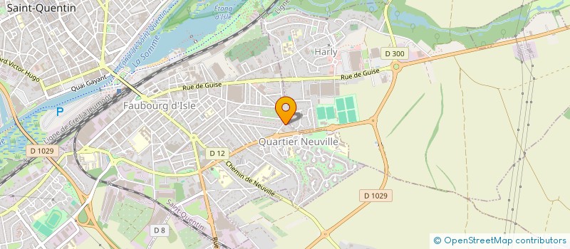 localisation de l'entreprise MADAME NICOLE PAEME  SAINT-QUENTIN