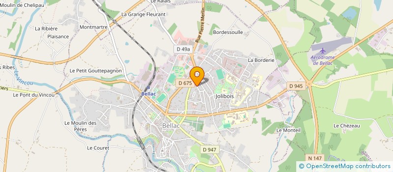 localisation de l'entreprise MADAME NICOLE PALICOT à BELLAC