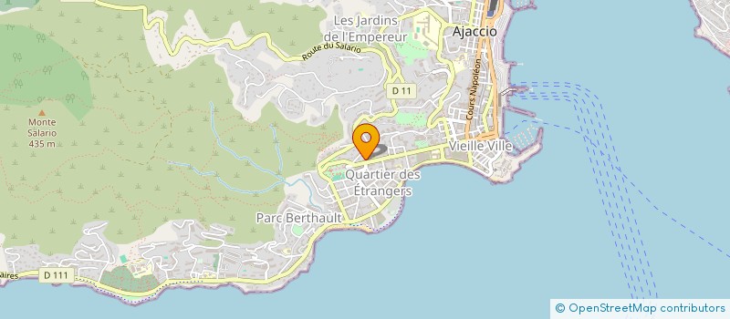 localisation de l'entreprise MADAME NICOLE PALMERI à AJACCIO