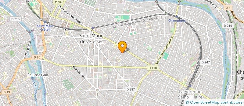 localisation de l'entreprise MADAME NICOLE PALUBICKA à SAINT-MAUR-DES-FOSSES