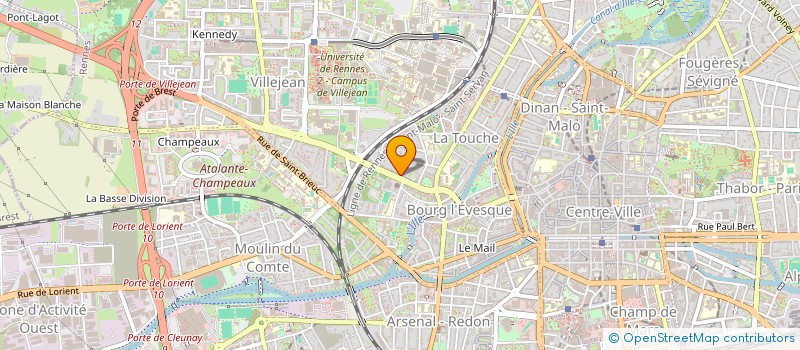 localisation de l'entreprise MADAME NICOLE PANNETIER  RENNES