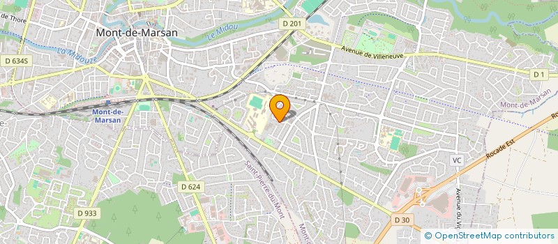 localisation de l'entreprise MADAME NICOLE PAPARUSSO  MONT-DE-MARSAN