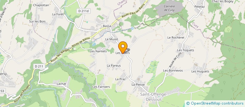 localisation de l'entreprise MADAME NICOLE PAQUENTIN  SAINT-OFFENGE