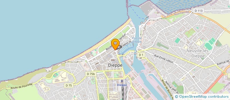 localisation de l'entreprise MADAME NICOLE PAQUET  DIEPPE