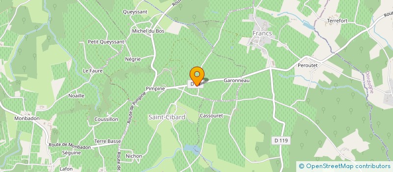 localisation de l'entreprise MADAME NICOLE PARANYI  SAINT-CIBARD