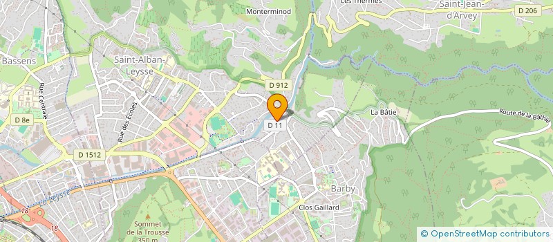 localisation de l'entreprise MADAME NICOLE PARIS  SAINT-ALBAN-LEYSSE