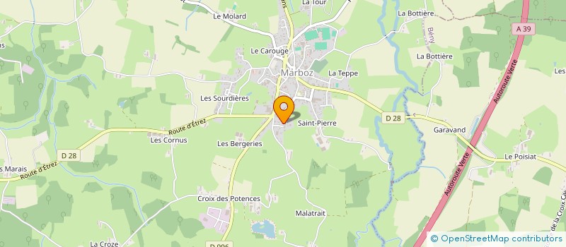 localisation de l'entreprise MADAME NICOLE PARRAIN  MARBOZ