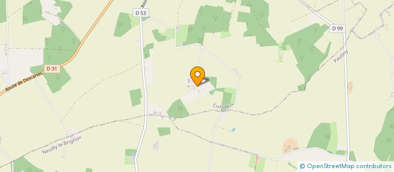 localisation de l'entreprise MADAME NICOLE PEGIS  CUSSAY