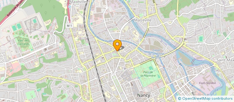 localisation de l'entreprise MADAME NICOLE PEIGNIER à NANCY