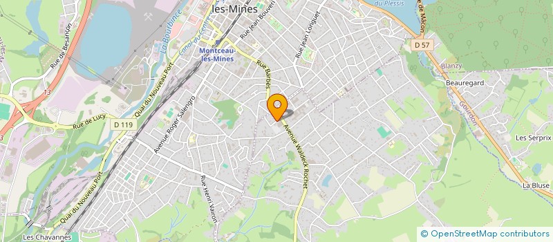 localisation de l'entreprise MADAME NICOLE PERNETTE à SAINT-VALLIER