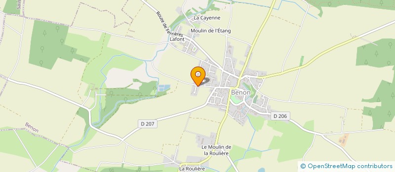 localisation de l'entreprise MADAME NICOLE PEROCHAIN  BENON