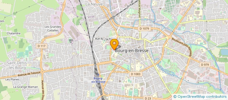 localisation de l'entreprise MADAME NICOLE PERRIN  BOURG-EN-BRESSE