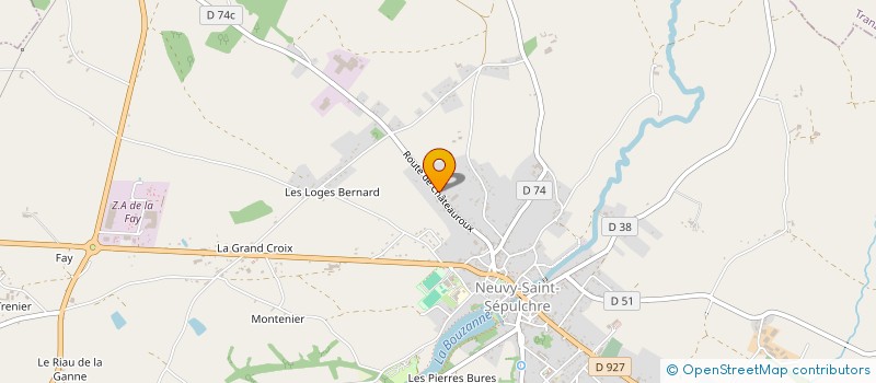 localisation de l'entreprise MADAME NICOLE PERROCHON à NEUVY-SAINT-SEPULCHRE