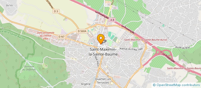 localisation de l'entreprise MADAME NICOLE PETIT à SAINT-MAXIMIN-LA-SAINTE-BAUME