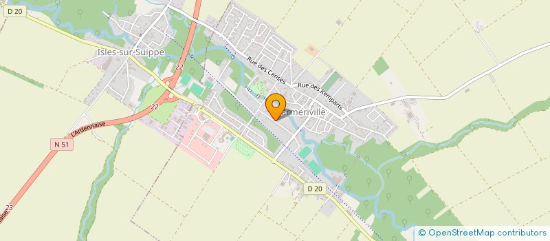 localisation de l'entreprise MADAME NICOLE PETITPAS  WARMERIVILLE