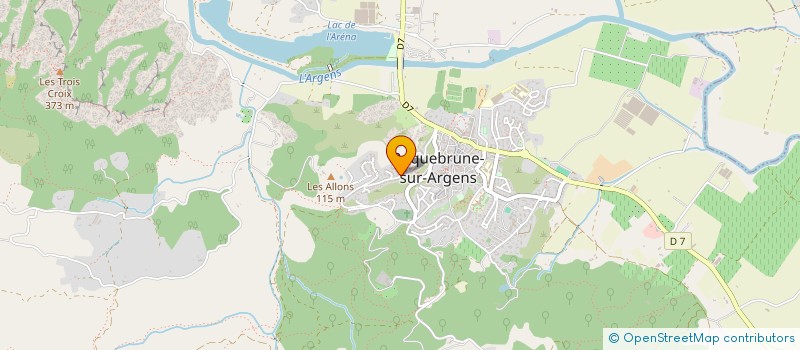 localisation de l'entreprise MADAME NICOLE PETRONI  ROQUEBRUNE-SUR-ARGENS