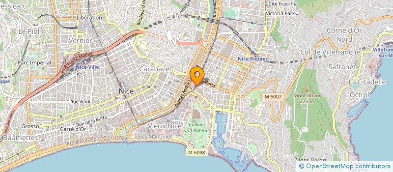 localisation de l'entreprise MADAME NICOLE PETTINI à NICE