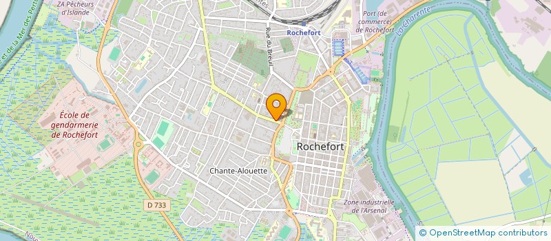 localisation de l'entreprise MADAME NICOLE PIACCO  ROCHEFORT