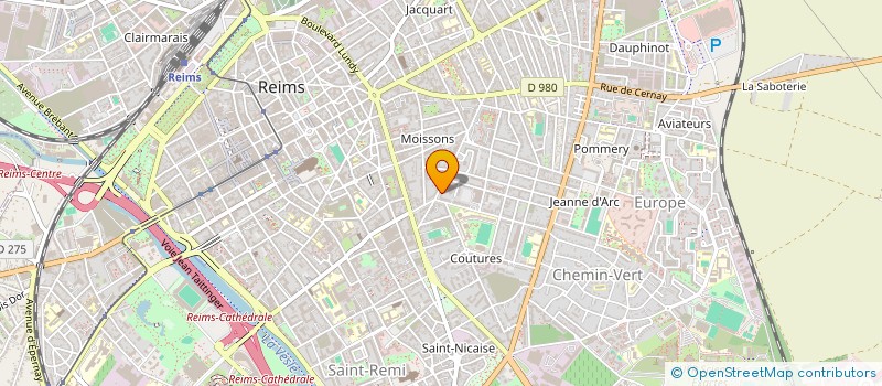 localisation de l'entreprise MADAME NICOLE PIAT à REIMS